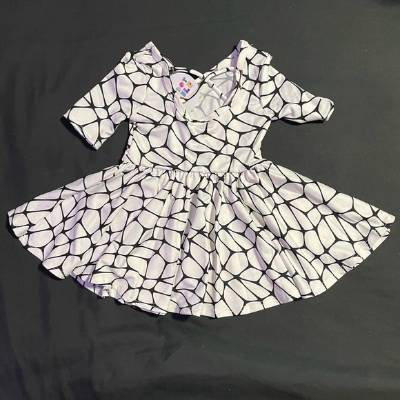 NWT Bundle of DotDotSmaile ballerina dress size 6-12m and Copper Key headbands - Picture 2 of 4